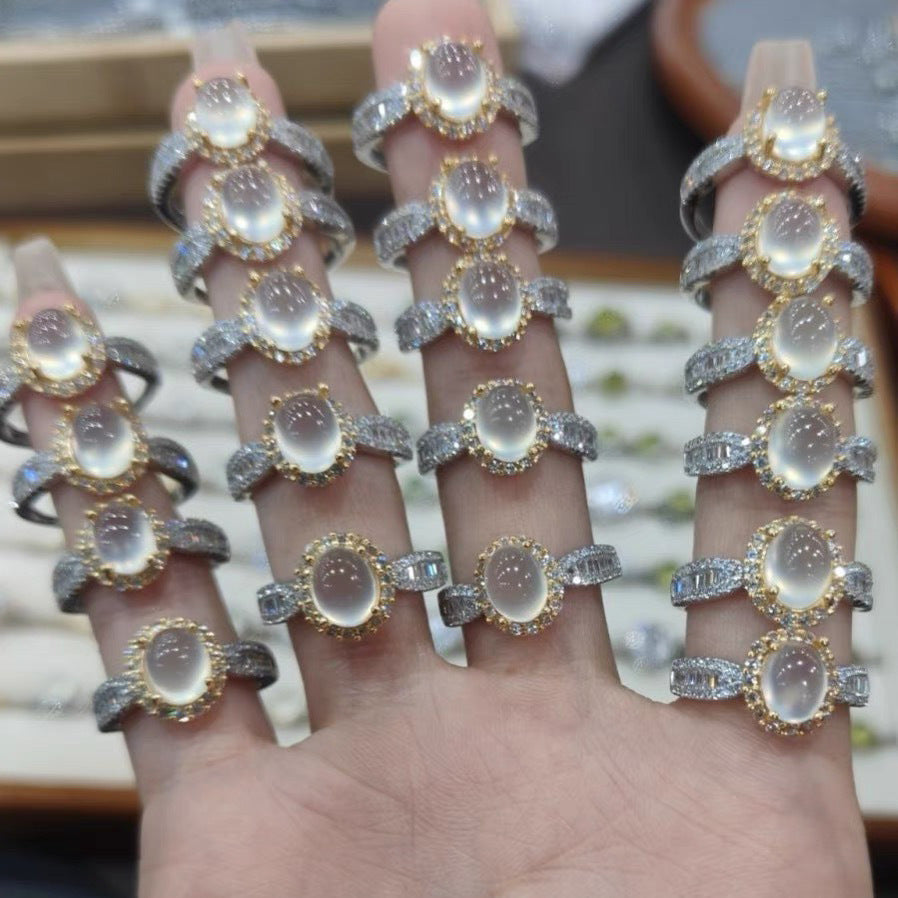 Opal inlaid brick ring - MERGE.DAY.1.FREESTYLE