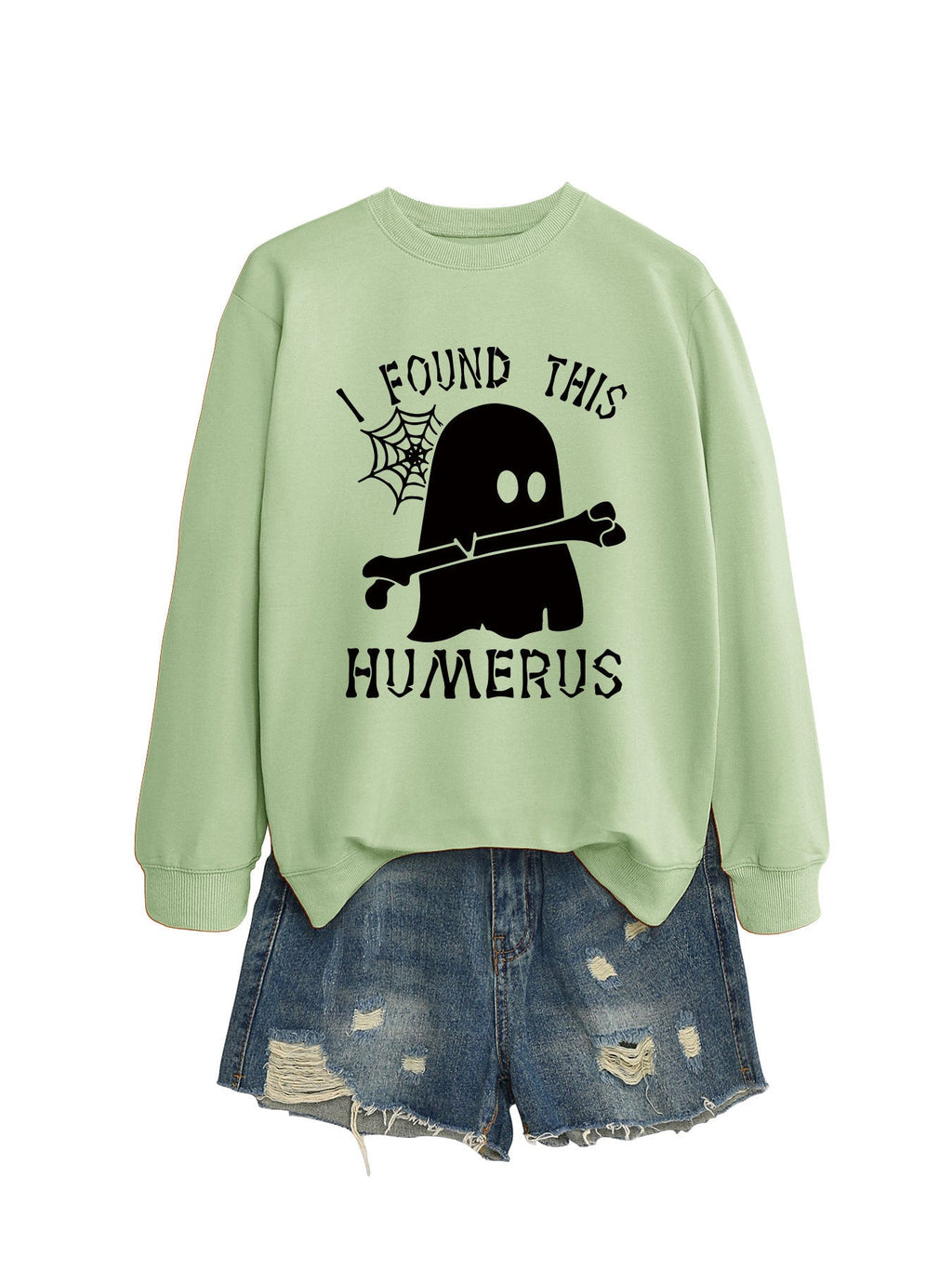 I FOUND THIS HUMERUS round neck sweatshirt - MERGE.DAY.1.FREESTYLE