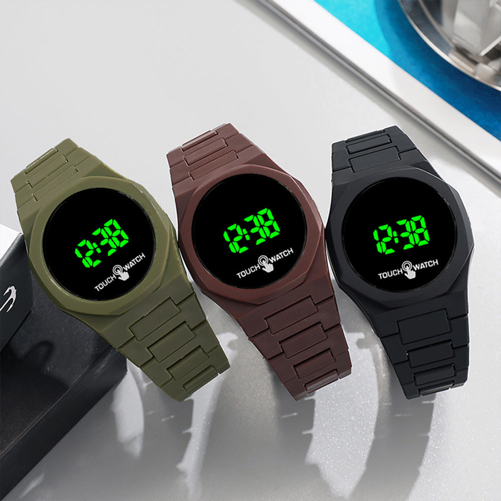 LED plastic covers and butterfly buckle watches for men and women. - MERGE.DAY.1.FREESTYLE