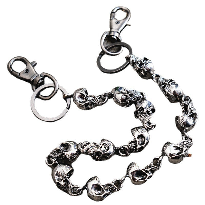 Skull head big ghost head dark hip-hop personality waist Pants Chain - MERGE.DAY.1.FREESTYLE