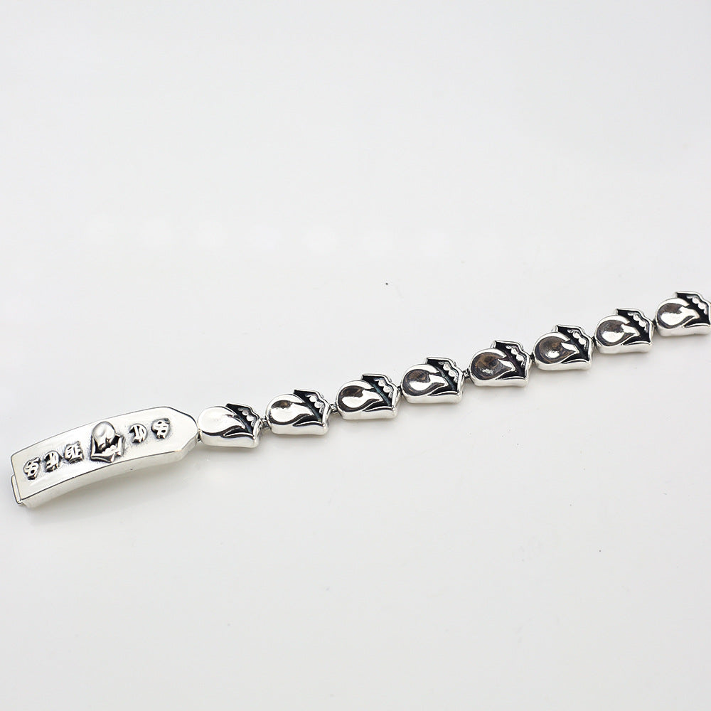 Rolling Stone Tongue Patchwork Bracelet - MERGE.DAY.1.FREESTYLE