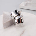 Four-section armor ring couple Roman ring - MERGE.DAY.1.FREESTYLE