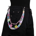 Acrylic pentagram macaron pants chain - MERGE.DAY.1.FREESTYLE