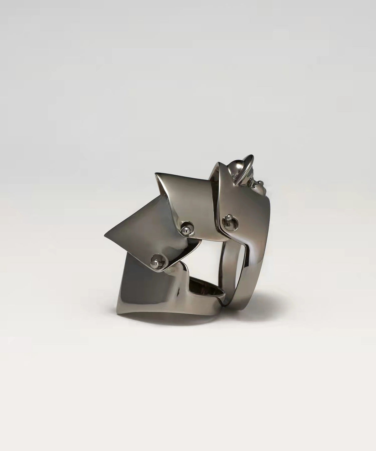 Four-section armor ring couple Roman ring - MERGE.DAY.1.FREESTYLE