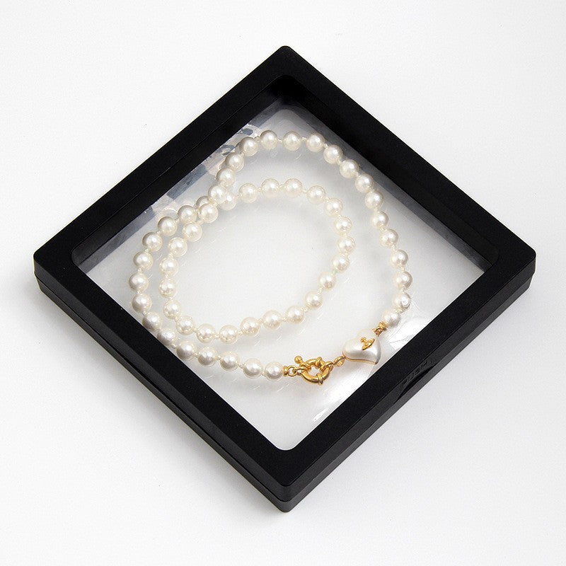 Women's retro heart pearl necklace clavicle chain - MERGE.DAY.1.FREESTYLE