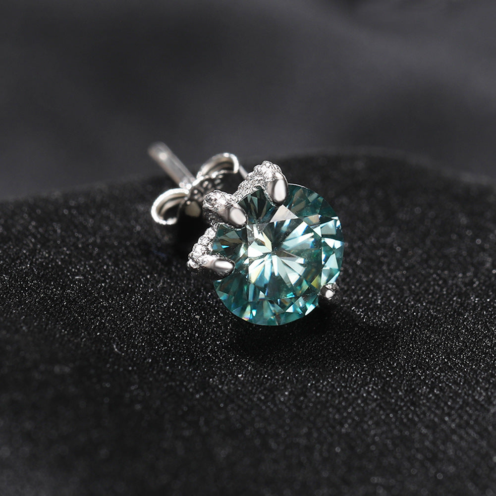 S925 silver moissanite dragon claw earrings - MERGE.DAY.1.FREESTYLE