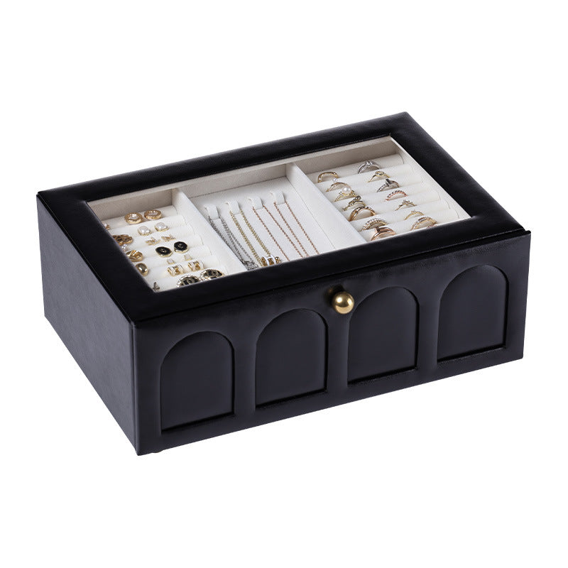 European and American high-end flip three-layer jewelry box - MERGE.DAY.1.FREESTYLE
