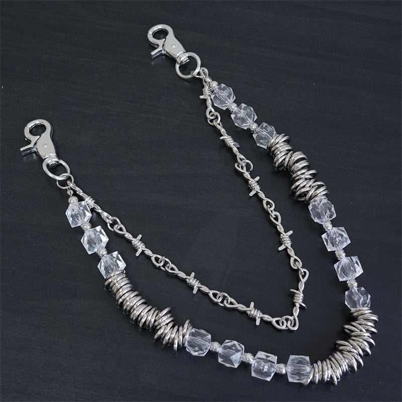 Retro fashion thorn shaped pearl bag chain - MERGE.DAY.1.FREESTYLE