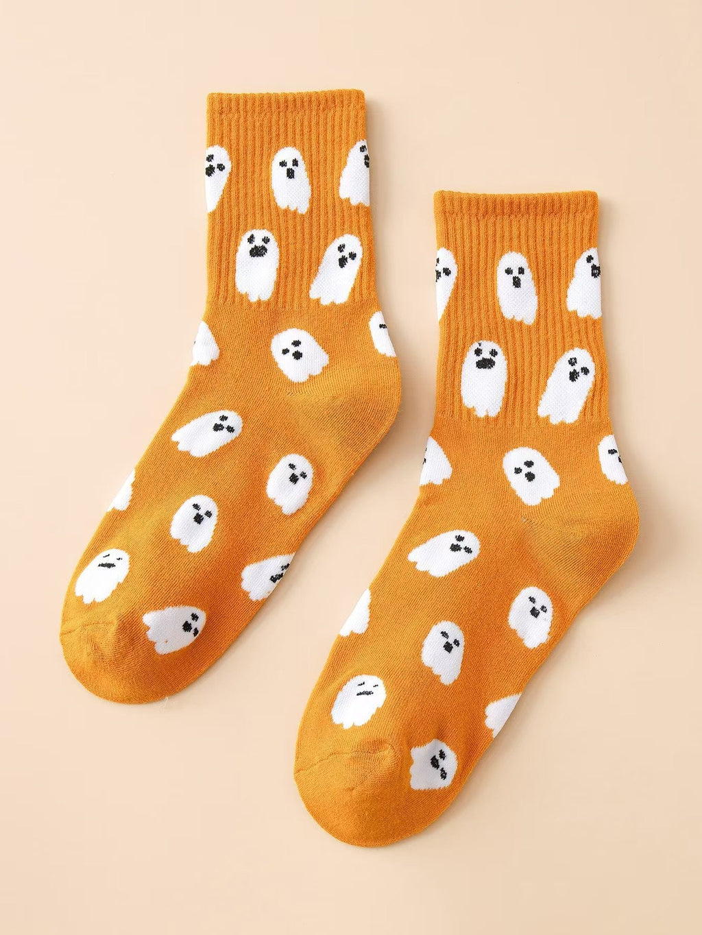 Halloween ghost middle-tube socks - MERGE.DAY.1.FREESTYLE