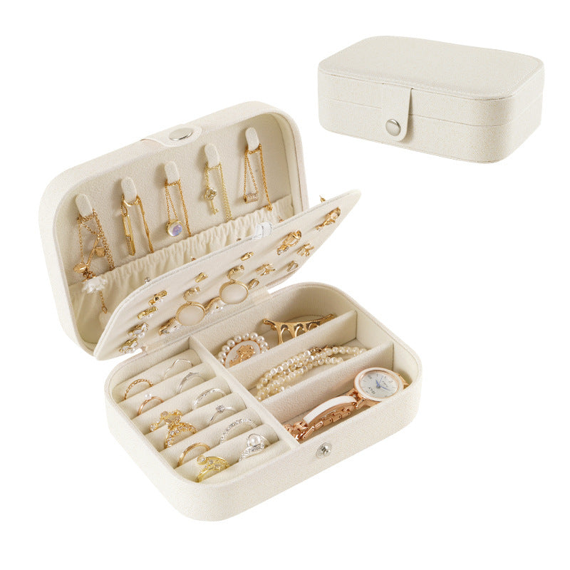 Portable travel girl multi-layer jewelry box - MERGE.DAY.1.FREESTYLE