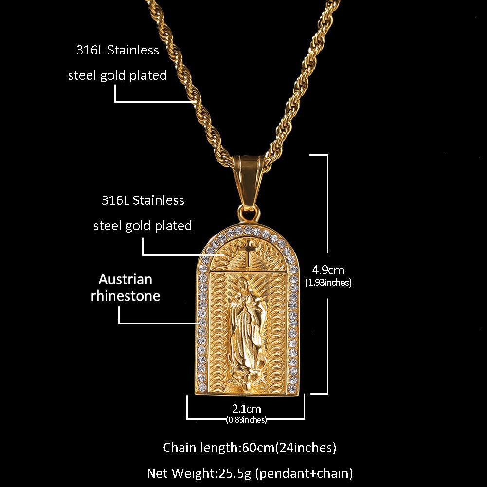Hip Hop Winged Angel Pendant Necklace - MERGE.DAY.1.FREESTYLE