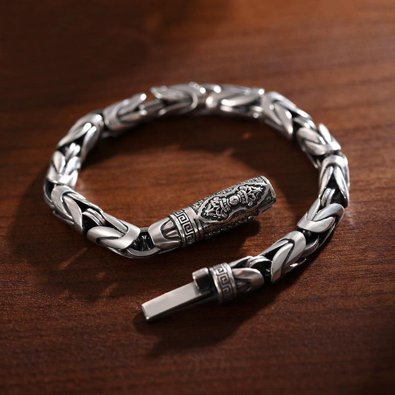 Protect peace and braided vajra pestle bracelet - MERGE.DAY.1.FREESTYLE