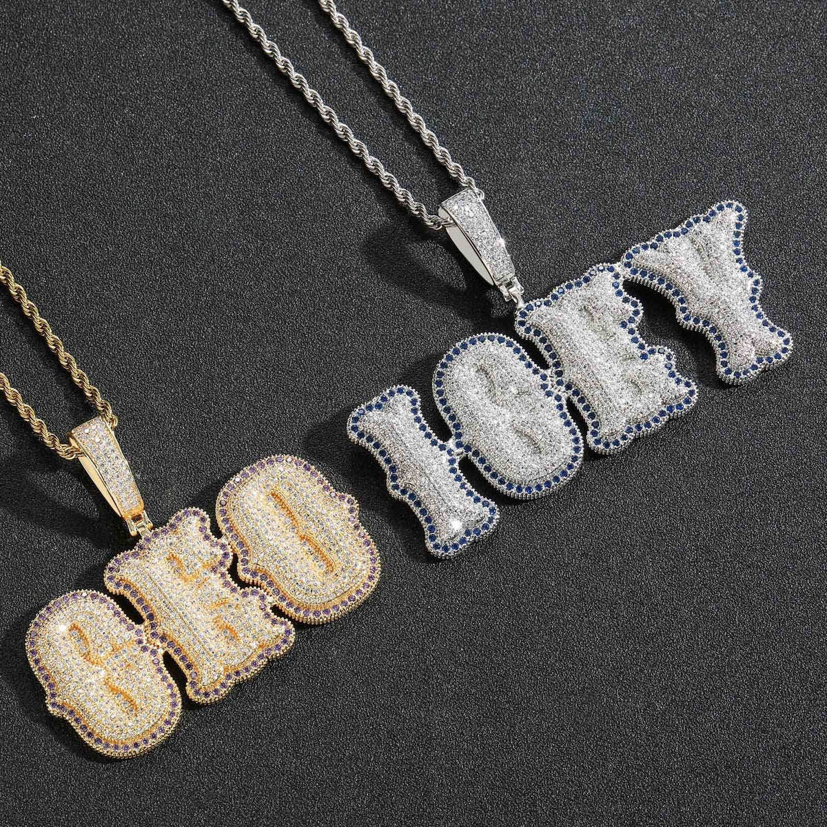 Bone joint name necklace private custom hip-hop pendant - MERGE.DAY.1.FREESTYLE