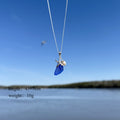 starfish necklace stone chalcedony pearl necklace - MERGE.DAY.1.FREESTYLE