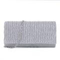 Fantasy shiny pleated clutch bag - MERGE.DAY.1.FREESTYLE
