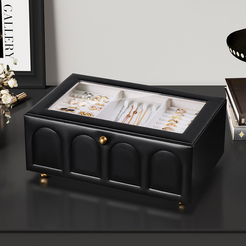 European and American high-end flip three-layer jewelry box - MERGE.DAY.1.FREESTYLE