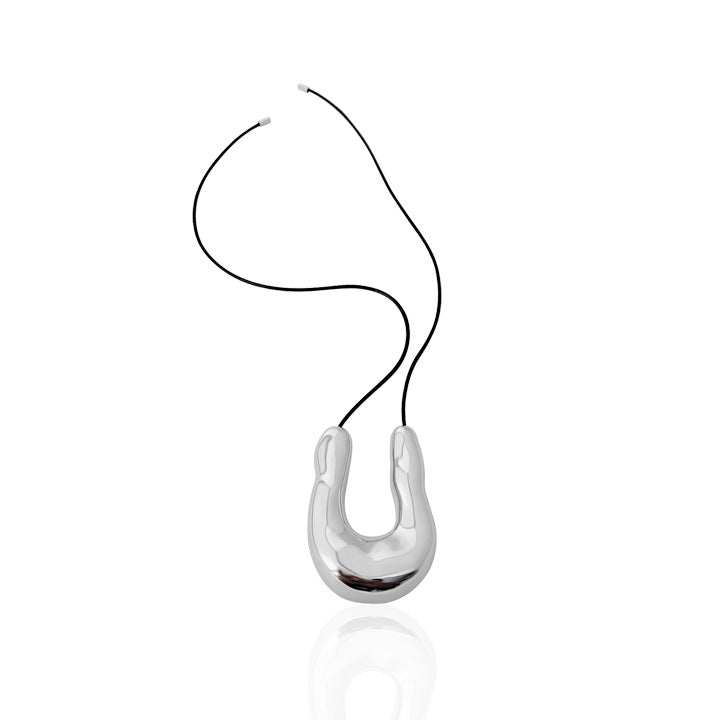 irregular horseshoe necklace - MERGE.DAY.1.FREESTYLE