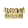 Hip-hop diamond-encrusted and gold-plated teeth grillz - MERGE.DAY.1.FREESTYLE