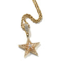 Hip-hop diamond-studded rotating five-pointed star necklace - MERGE.DAY.1.FREESTYLE