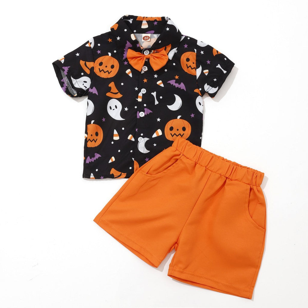 Halloween shirt shorts pumpkin suit - MERGE.DAY.1.FREESTYLE
