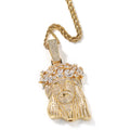 Hip Hop Iced Out CZ Jesus Piece Pendant Necklace - MERGE.DAY.1.FREESTYLE