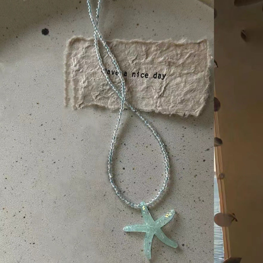 starfish necklace fresh dopamine color necklace - MERGE.DAY.1.FREESTYLE