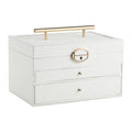 Portable large capacity jewelry box with large mirror - MERGE.DAY.1.FREESTYLE