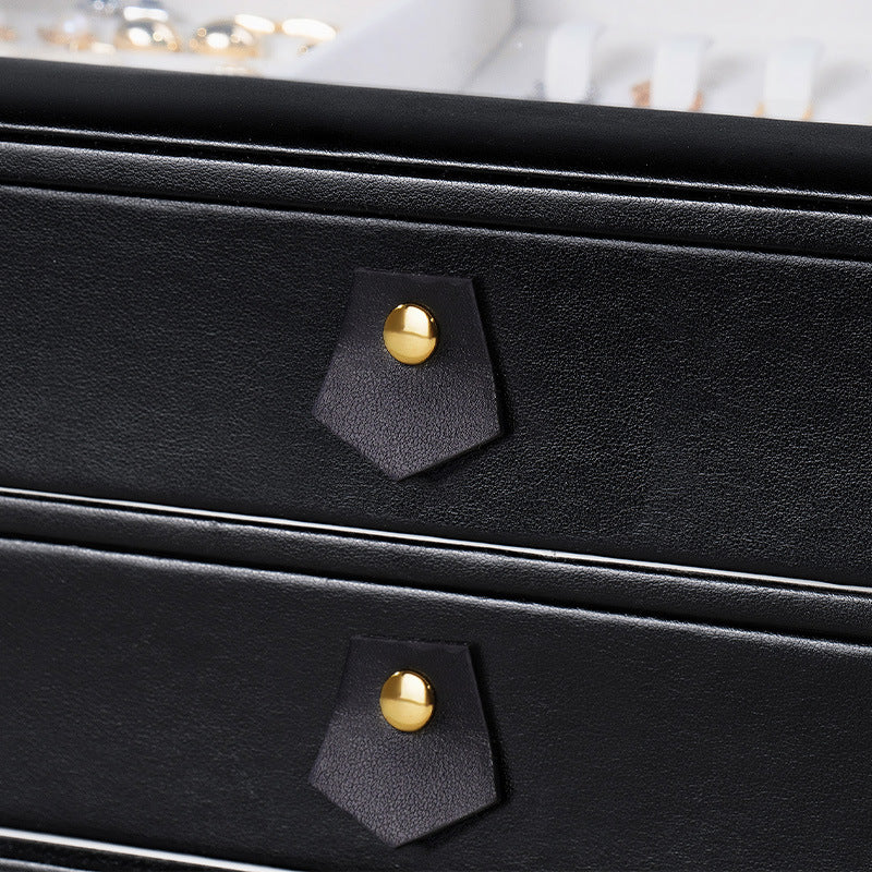 European and American high-end flip three-layer jewelry box - MERGE.DAY.1.FREESTYLE