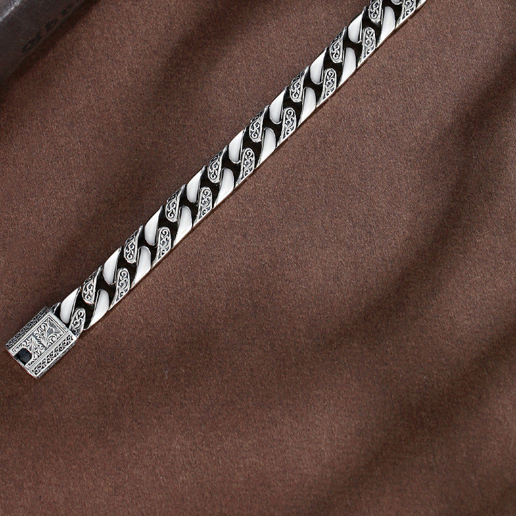 Tang grass pattern punk bare bracelet - MERGE.DAY.1.FREESTYLE