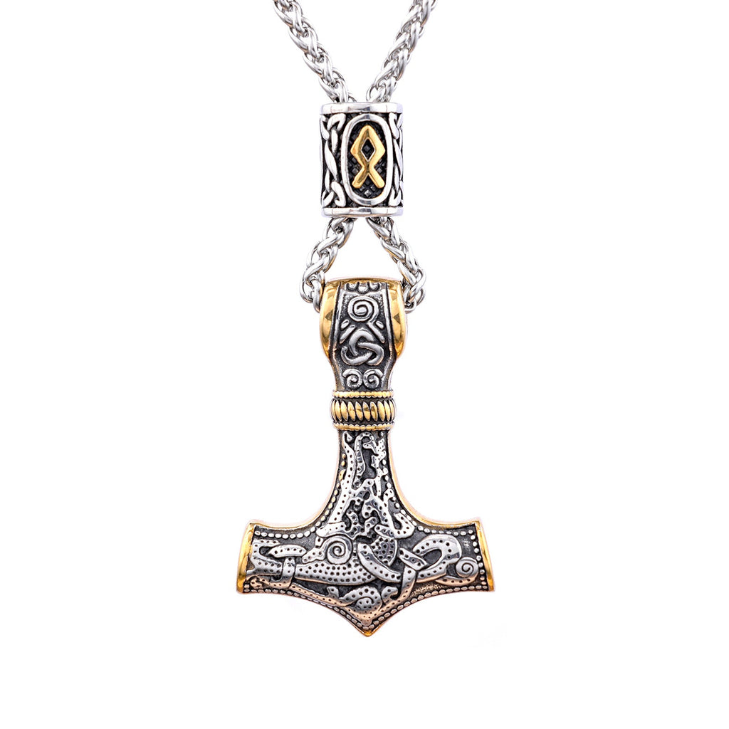 Viking mjolnir necklace - MERGE.DAY.1.FREESTYLE