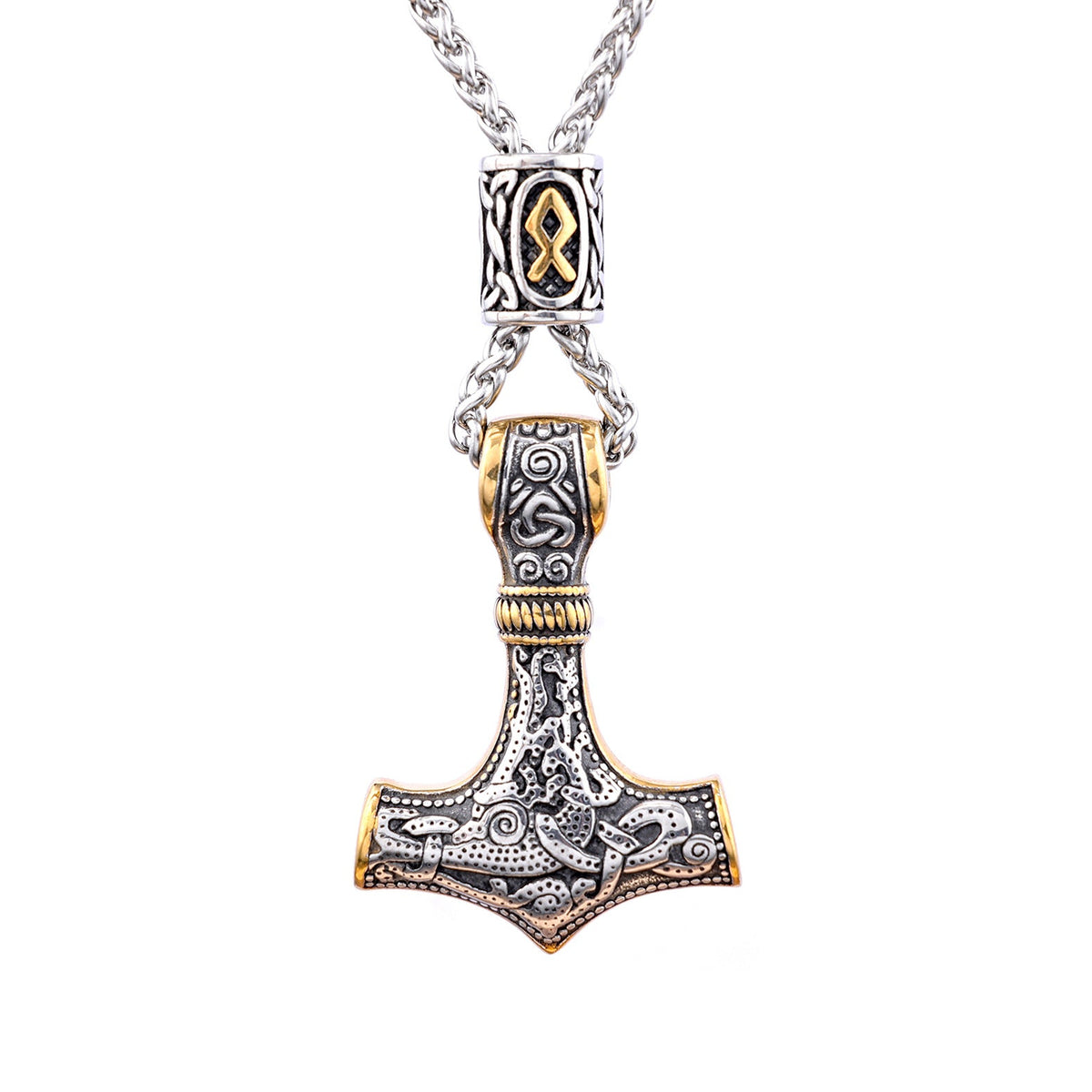 Viking mjolnir necklace - MERGE.DAY.1.FREESTYLE