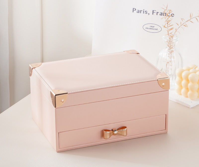 Three-layer jewelry box large-capacity flip storage box - MERGE.DAY.1.FREESTYLE