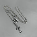 Cross multi-pendant necklace long necklace sweater chain - MERGE.DAY.1.FREESTYLE