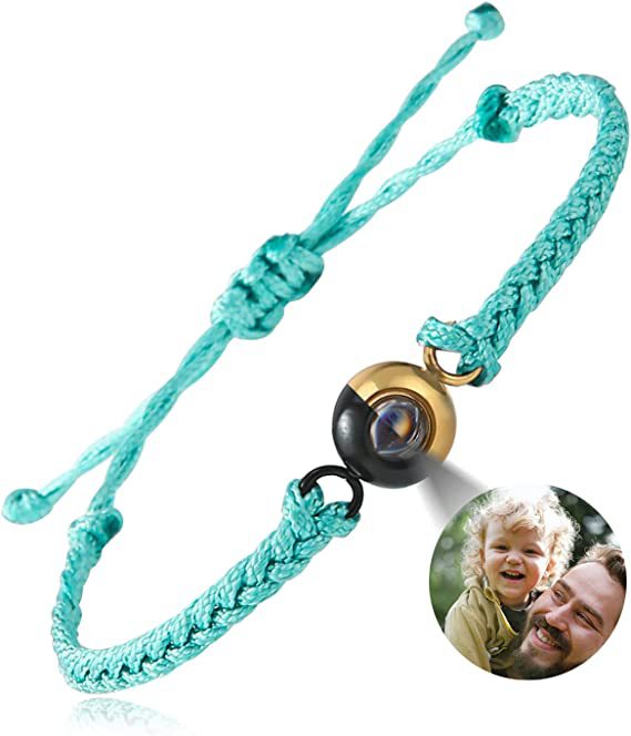 Hand-woven customized color picture personal color photo bracelet - MERGE.DAY.1.FREESTYLE