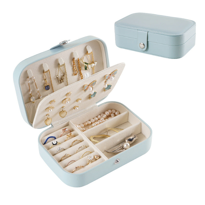 Portable travel girl multi-layer jewelry box - MERGE.DAY.1.FREESTYLE