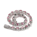 Pink Love Infinity Chain Diamond Necklace - MERGE.DAY.1.FREESTYLE