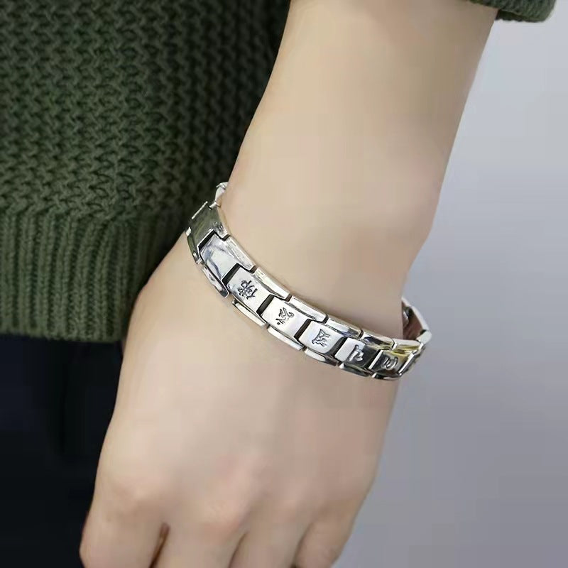 Simple and domineering six-syllable mantra bracelet - MERGE.DAY.1.FREESTYLE