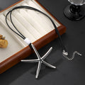 starfish necklace geometric long necklace - MERGE.DAY.1.FREESTYLE