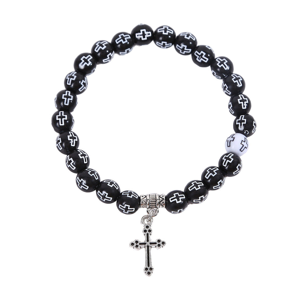 Couple colorful rosary bracelets - MERGE.DAY.1.FREESTYLE