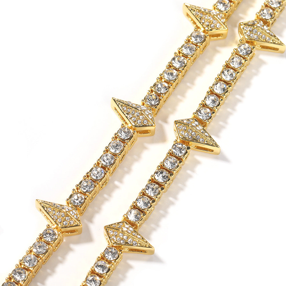 diamond tennis chain Black Panther bracelet - MERGE.DAY.1.FREESTYLE
