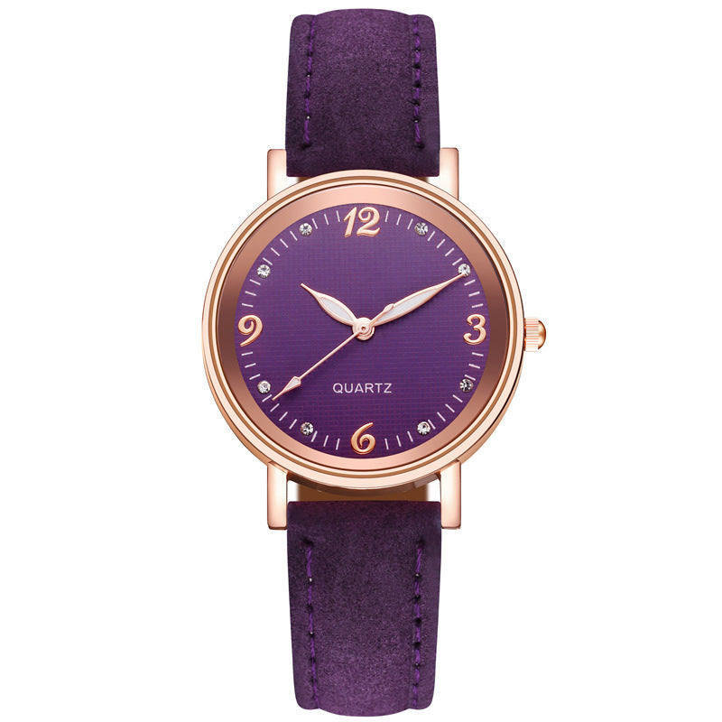 Luminous Watches for Women with Leather Straps and Casual Wear - MERGE.DAY.1.FREESTYLE