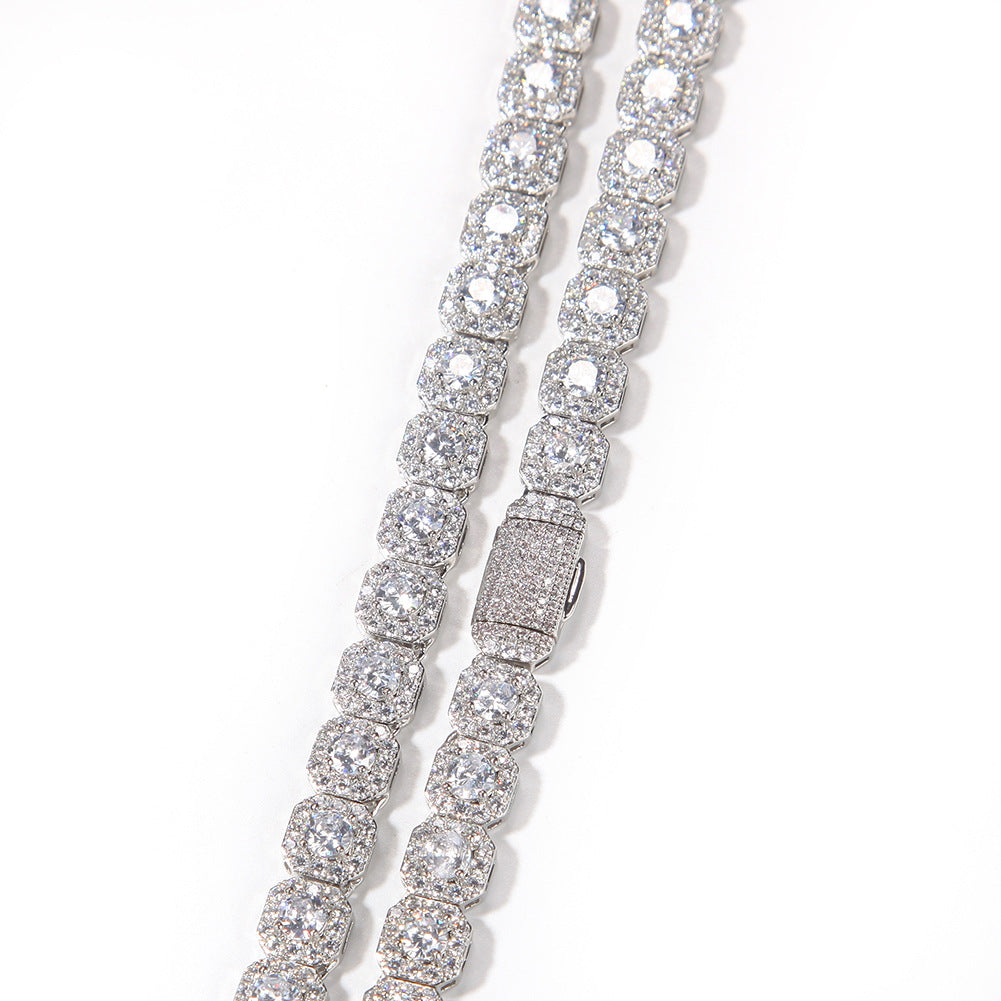 Hip-hop 9mm zircon-encrusted rock candy bracelet - MERGE.DAY.1.FREESTYLE
