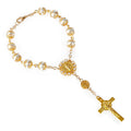 rosary bracelet lace glass imitation pearl - MERGE.DAY.1.FREESTYLE