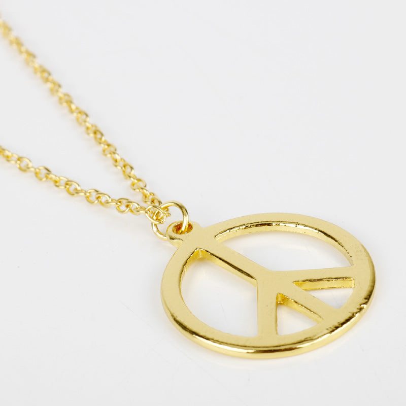 peace sign necklace - MERGE.DAY.1.FREESTYLE
