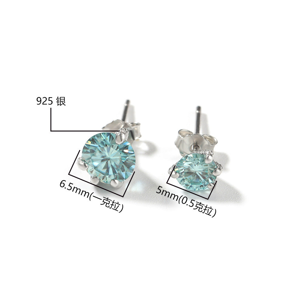 S925 silver moissanite dragon claw earrings - MERGE.DAY.1.FREESTYLE