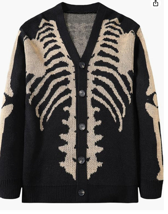 Halloween knitted cardigan sweater - MERGE.DAY.1.FREESTYLE