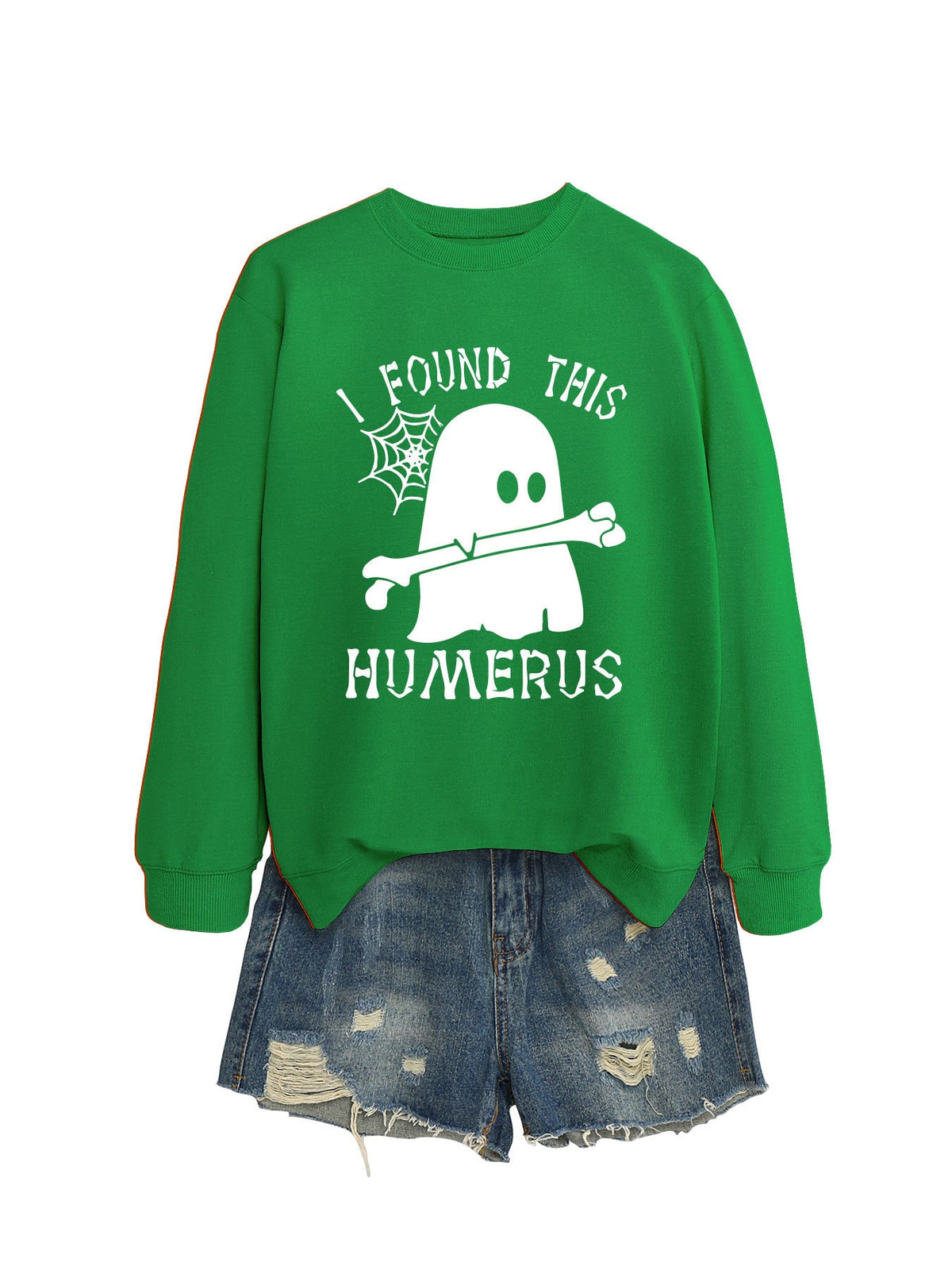 I FOUND THIS HUMERUS round neck loose sweatshirt - MERGE.DAY.1.FREESTYLE
