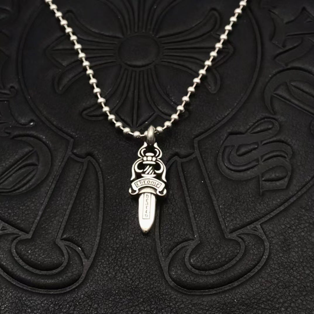 Small Retro Dagger Necklace - MERGE.DAY.1.FREESTYLE