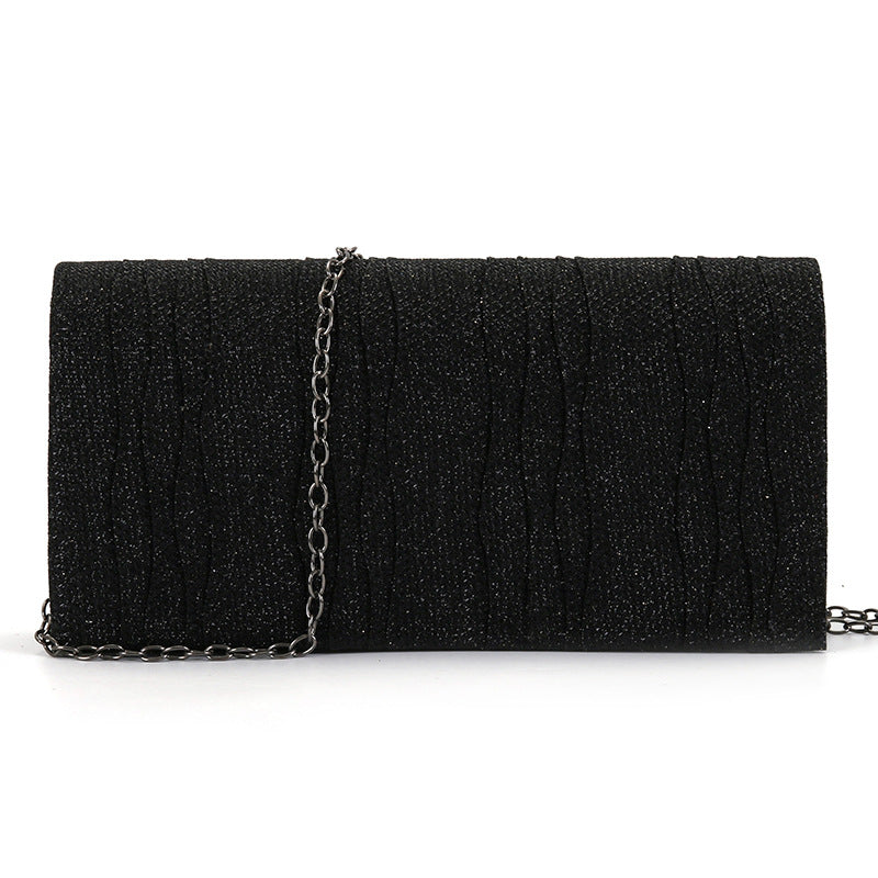 Solid color sequined cosmetics, portable storage clutch - MERGE.DAY.1.FREESTYLE