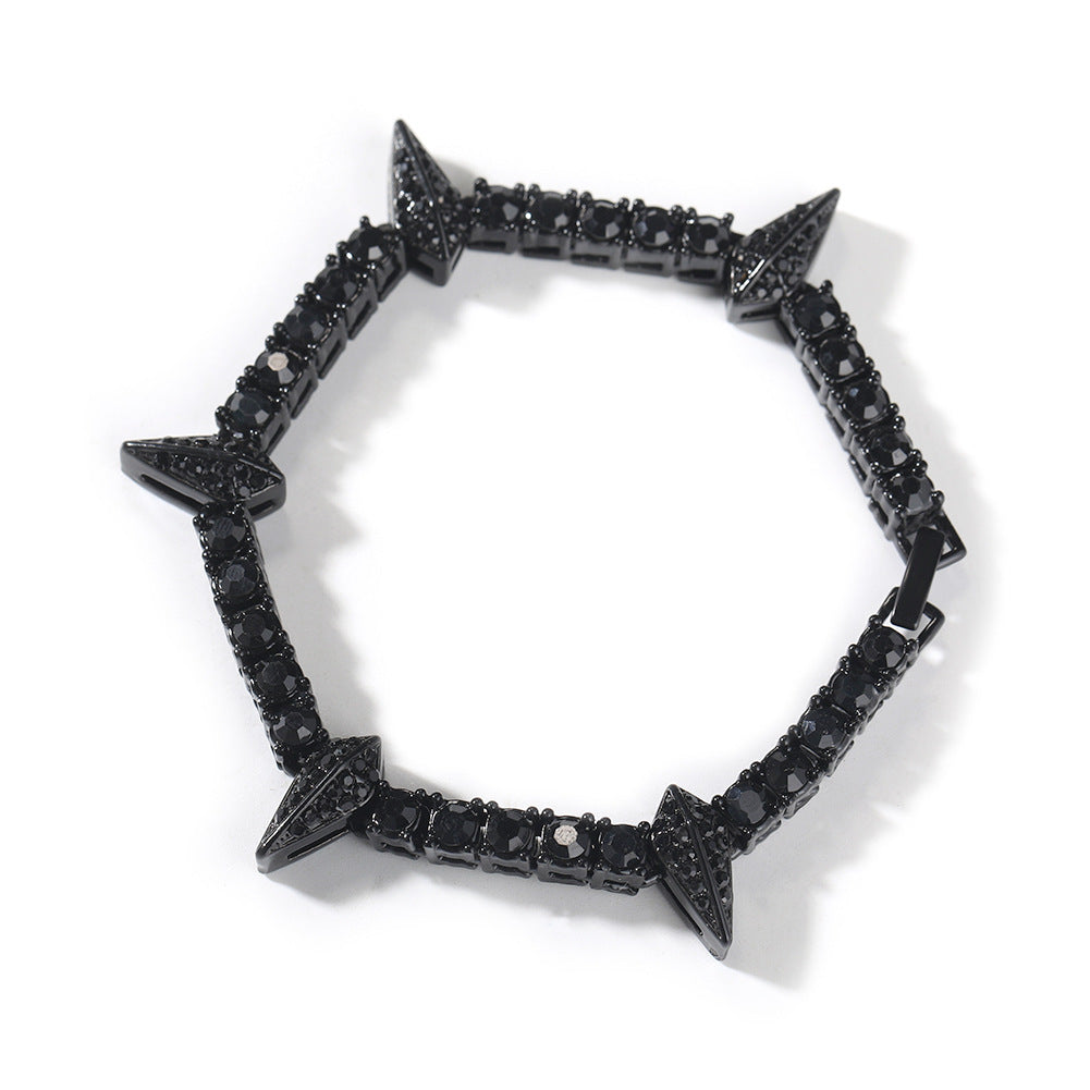 diamond tennis chain Black Panther bracelet - MERGE.DAY.1.FREESTYLE